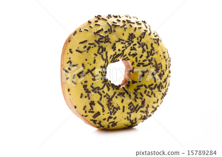 sweet doughnut on white 15789284