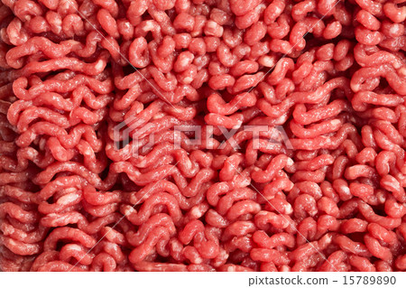 detail of raw minced meat detail of raw minced meat 15789890