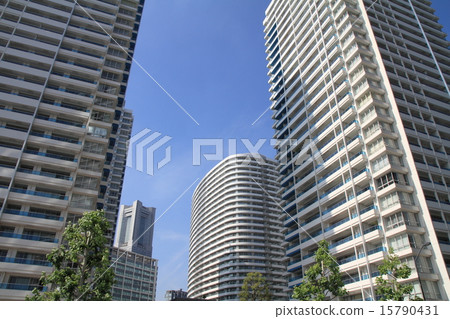 橫濱港未來21的高層公寓團 15790431