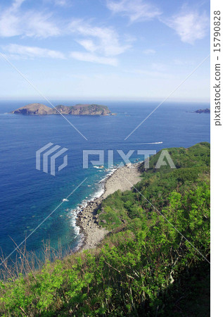 在Chichijima的Mizukishiyama天文台（氣象站）周圍的風景 15790828