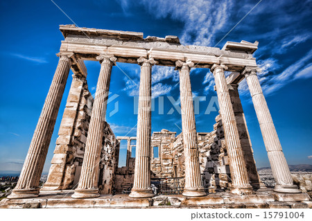 Parthenon temple on the Acropolis in Athens,Greece 15791004