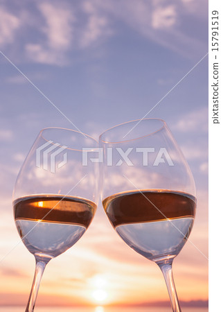 A toast with wine A toast with wine 15791519