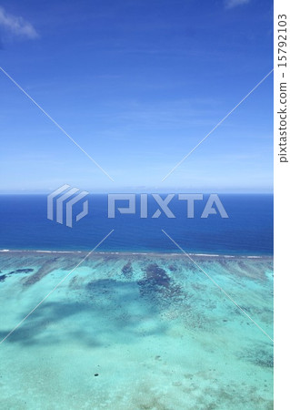 A beautiful lagoon off the south island off Saipan 15792103
