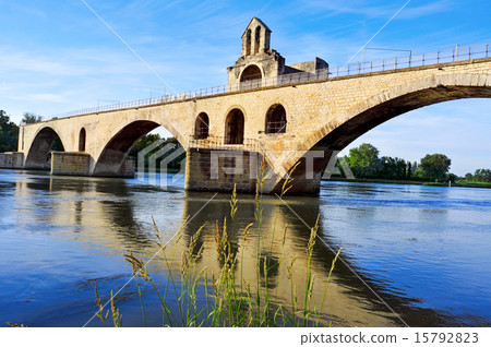 Pont Saint-Benezet bridge in Avignon, France Pont Saint-Benezet bridge in Avignon, France 15792823