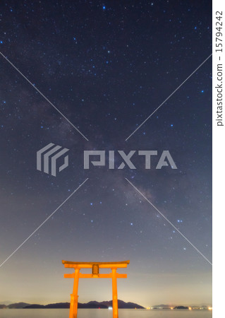 Lake Biwa and the Milky Way Lake Biwa and the Milky Way 15794242