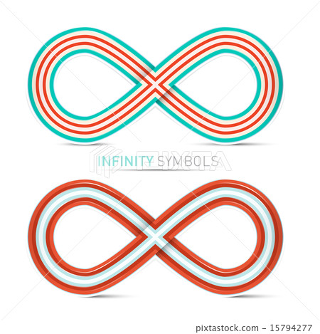 Infinity Vector Symbols Set - Stock Illustration [15794277] - PIXTA