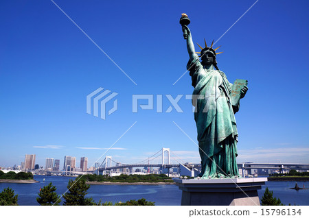 Statue of Liberty in Odaiba 15796134