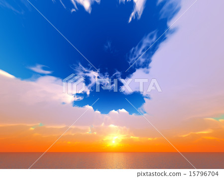 Wind and clouds with the sea Wind and clouds with the sea 15796704
