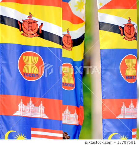 ASEAN Flag Background. ASEAN Flag Background. 15797591