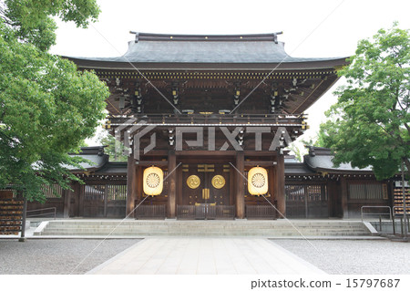 Kamikawa Shrine Kamen早晨風景 Kamikawa Shrine Kamen早晨風景 15797687