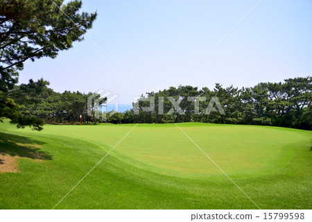 高爾夫球場高爾夫球場海景 高爾夫球場高爾夫球場海景 15799598