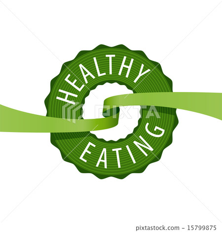 vector logo stamped healthy eating vector logo stamped healthy eating 15799875