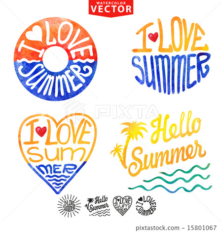 Abstract wtercolor card,background.Summer logo design Abstract wtercolor card,background.Summer logo design 15801067
