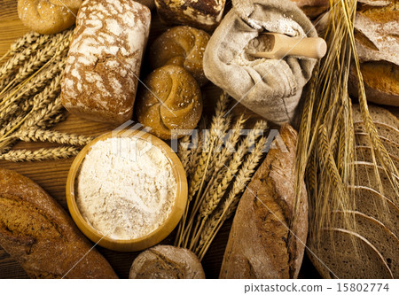 Composition with loafs of bread Composition with loafs of bread 15802774