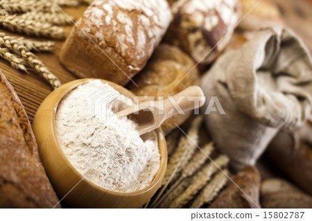Composition with loafs of bread Composition with loafs of bread 15802787