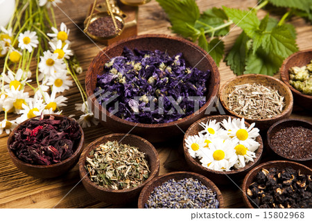 Herbs medicine and vintage wood Herbs medicine and vintage wood 15802968