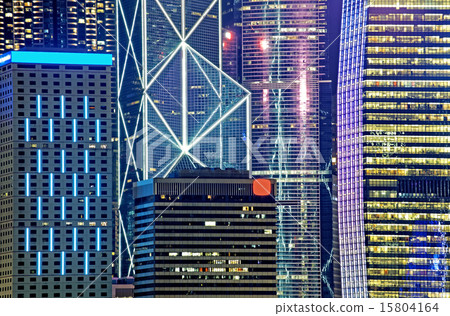 Hong Kong at night 15804164