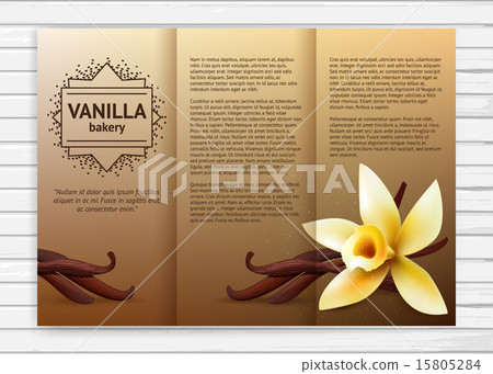 Vanilla bakery flyer 15805284