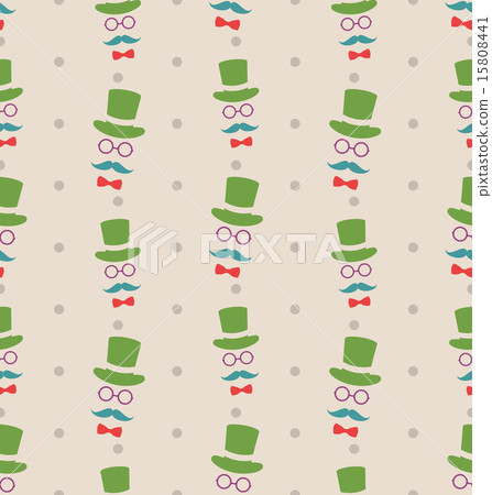 Hipster Seamless Texture, Pattern Vintage Colors - Stock Illustration ...