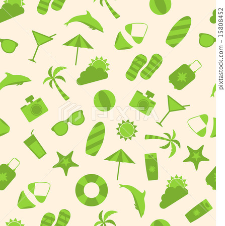 Illustration Seamless Pattern of Travel Holiday 15808452