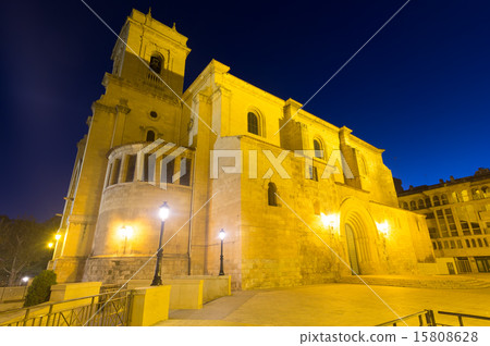 Wide angle shot of San Juan de Albacete in evening Wide angle shot of San Juan de Albacete in evening 15808628