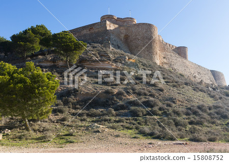 Arab castle. Chinchilla de Monte-Aragon Arab castle. Chinchilla de Monte-Aragon 15808752