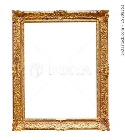 Classic golden picture frame 15808853