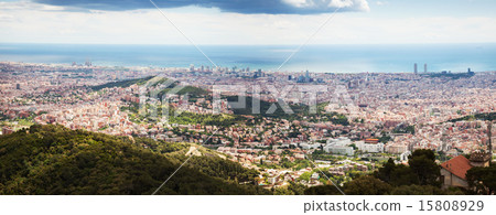 Top view of european city 15808929