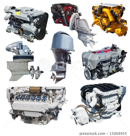 Set of engines of speedboat 15808955