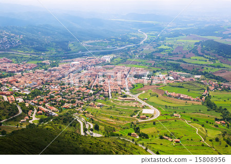 Town in Pyrenees. Berga 15808956