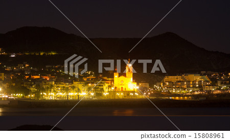 Night  view of Sitges 15808961