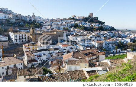 General view of  old andalusian town. Martos, Spain 15809039