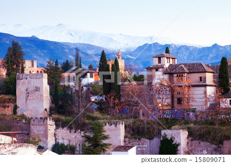 View of the Alhambra. Granada View of the Alhambra. Granada 15809071