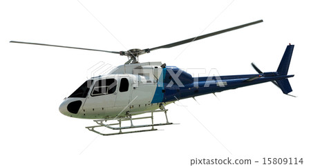 Travel helicopter with working propeller 15809114