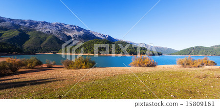 Mountains landscape with river 15809161
