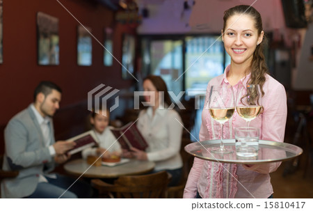 Smiling nippy and bar crew Smiling nippy and bar crew 15810417