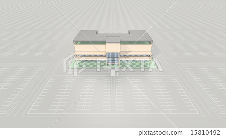 停車場購物中心沒有車 15810492
