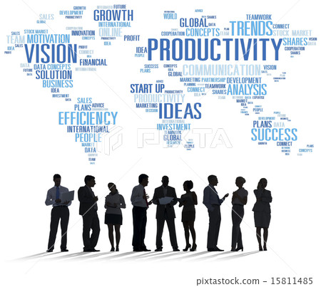 Productivity Mission Strategy Business World Vision Concept Productivity Mission Strategy Business World Vision Concept 15811485