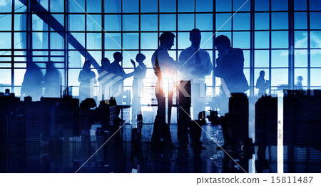 Business People Communication Meeting Discussion Office Concept Business People Communication Meeting Discussion Office Concept 15811487