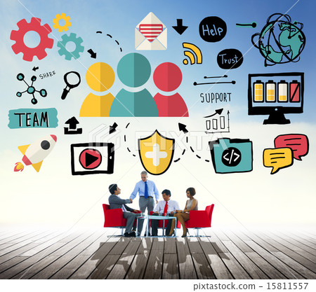Team Corporate Connection Share Community Concept Team Corporate Connection Share Community Concept 15811557