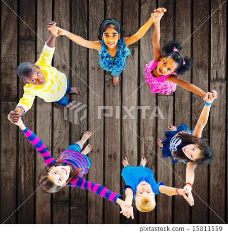 Children Kids Cheerful Unity Diversity Concept Children Kids Cheerful Unity Diversity Concept 15811559