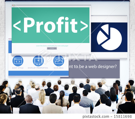 Business People Profit Web Design Concept Business People Profit Web Design Concept 15811698
