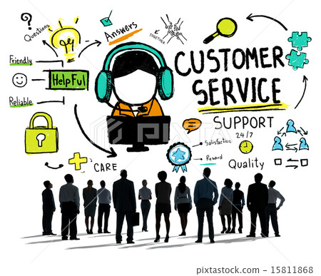 Customer Service Support Assistance Service Help Guide Concept 15811868