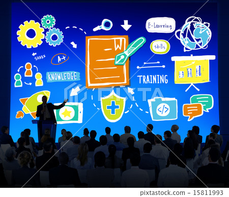 Business People Training Strategy Seminar Conference Concept 15811993
