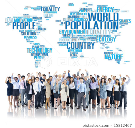 World Population Global People Community International Concept World Population Global People Community International Concept 15812467