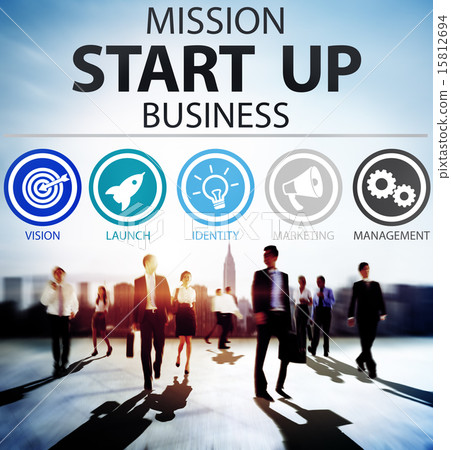 Mission Start Up Business Launch Team Success Concept 15812694