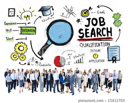 Business People Discussion Aspiration Job Search Concept 15812705