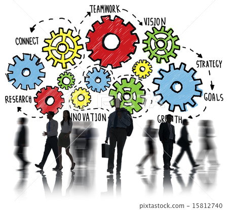 Team Teamwork Goals Strategy Vision Business Support Concept 15812740