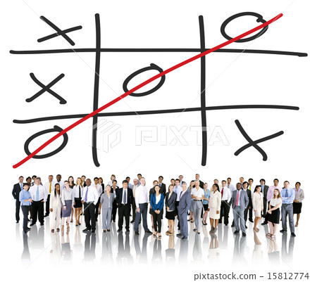 Tic Tac Toe Game Competition XO Win Challecge Concept Tic Tac Toe Game Competition XO Win Challecge Concept 15812774