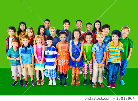 Kids Children Diversity Happiness Group Concept 15812964
